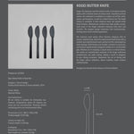 101 Copenhagen - Kogei Butter Knife - Black - Cutlery set