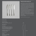 101 Copenhagen - Kogei Knife Fat - Brushed Steel - Cutlery set