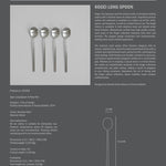 101 Copenhagen - Kogei Long Spoon - Brushed Steel - Cutlery set