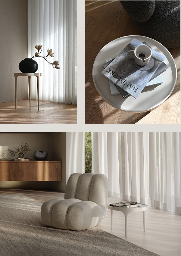 Collage of The Phantom coffee or side Table in Birch 