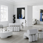 101 Copenhagen - Column Table - Bone White - Side Table
