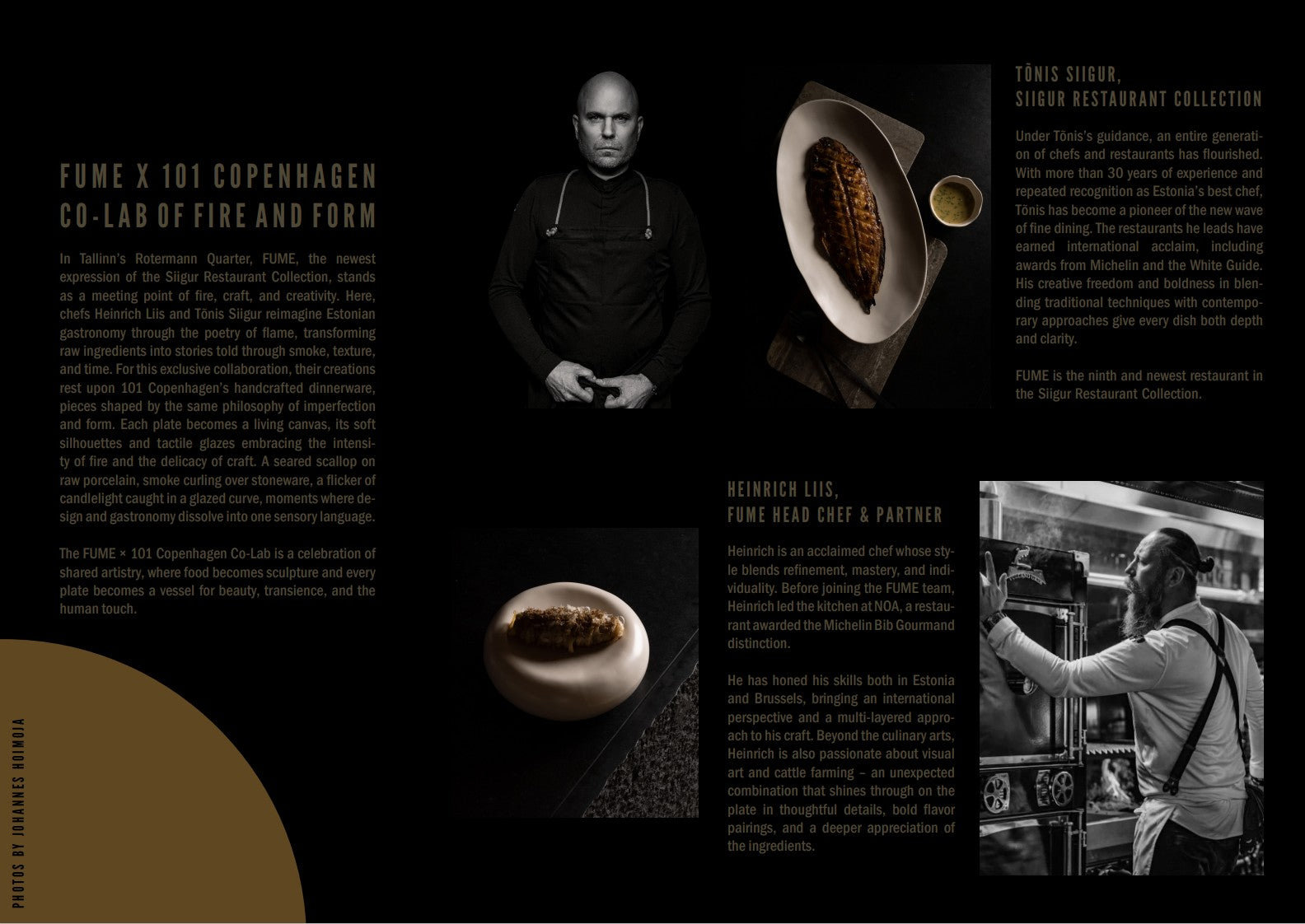 Chefs Tõnis Siigur and Heinrich Liis from restaurant Fume