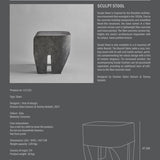 Sculpt Stool - Concrete