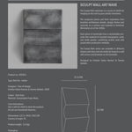 101 Copenhagen - Sculpt Art, Wave, Mini - Dark Grey - Archive