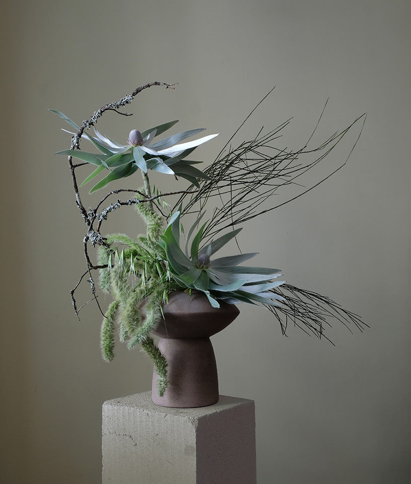 101 Copenhagen Sphere Vase Fat with stunning floral arrangement by Aiku Floral 