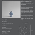 101 Copenhagen - Sphere Vase Bubl, Mini - Light Grey - Archive