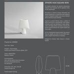 101 Copenhagen - Sphere Vase Square, Mini - Bubble White - Vase