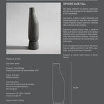 101 Copenhagen - Sphere Vase Tall - Dark Grey - Archive