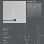 101 Copenhagen - Stick Table Lamp - Table Lamp