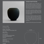 101 Copenhagen - Sunao Plant Pot, Big - Black - Plant Pot