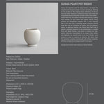 101 Copenhagen - Sunao Plant Pot, Medio - Birch - Outdoor