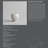 101 Copenhagen - Sunao Plant Pot, Medio - Birch - Outdoor