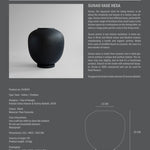 101 Copenhagen - Sunao Vase, Big - Black - Outdoor