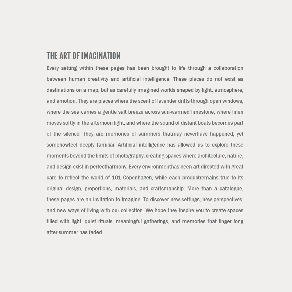 A text-based page titled 'The art of Imagination' with several paragraphs.