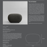 101 Copenhagen - Toe Ottoman - Deep Taupe (A2635) - Ottoman