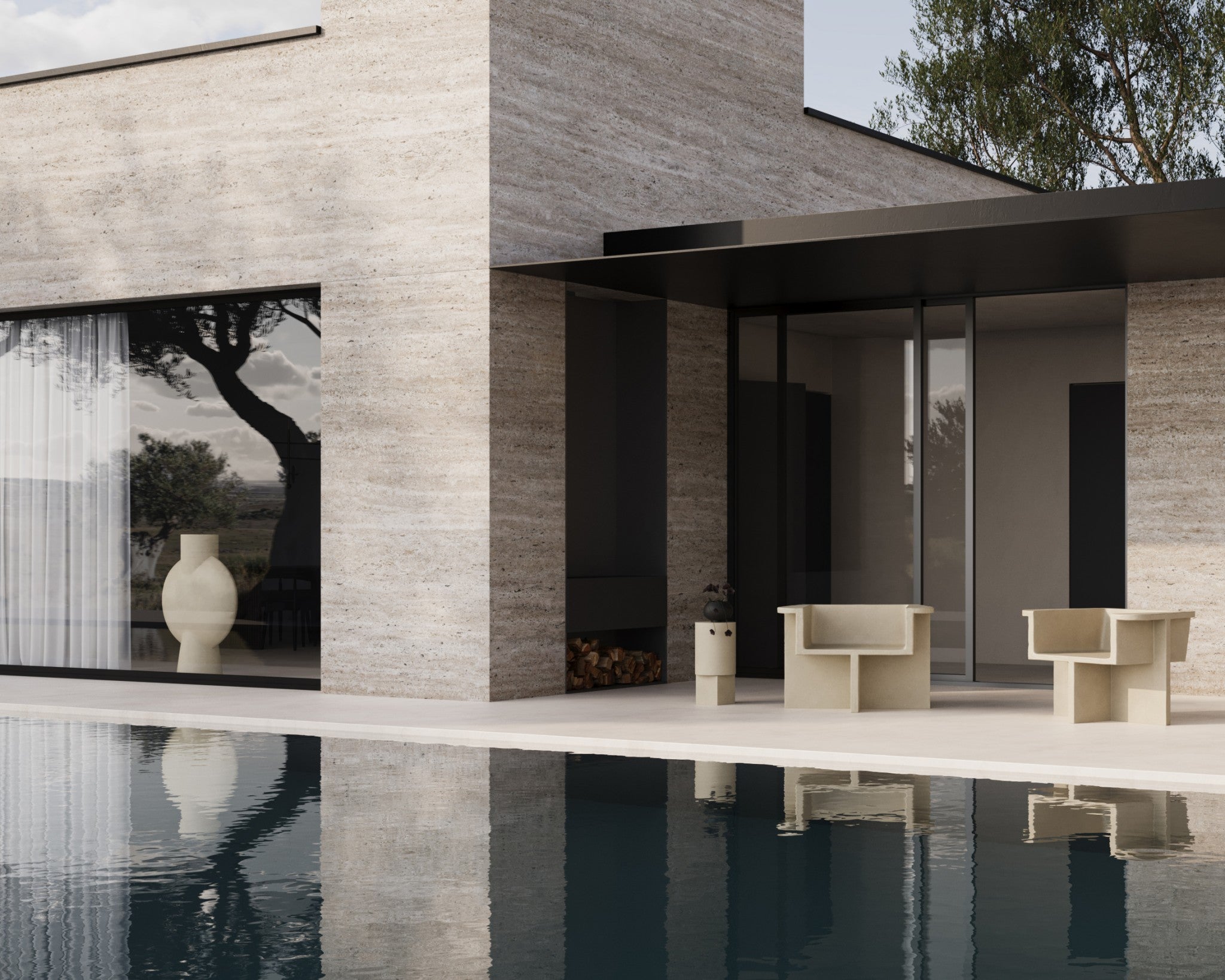 101 Copenhagen - Brutus Lounge Chair - Sand - Lounge Chair