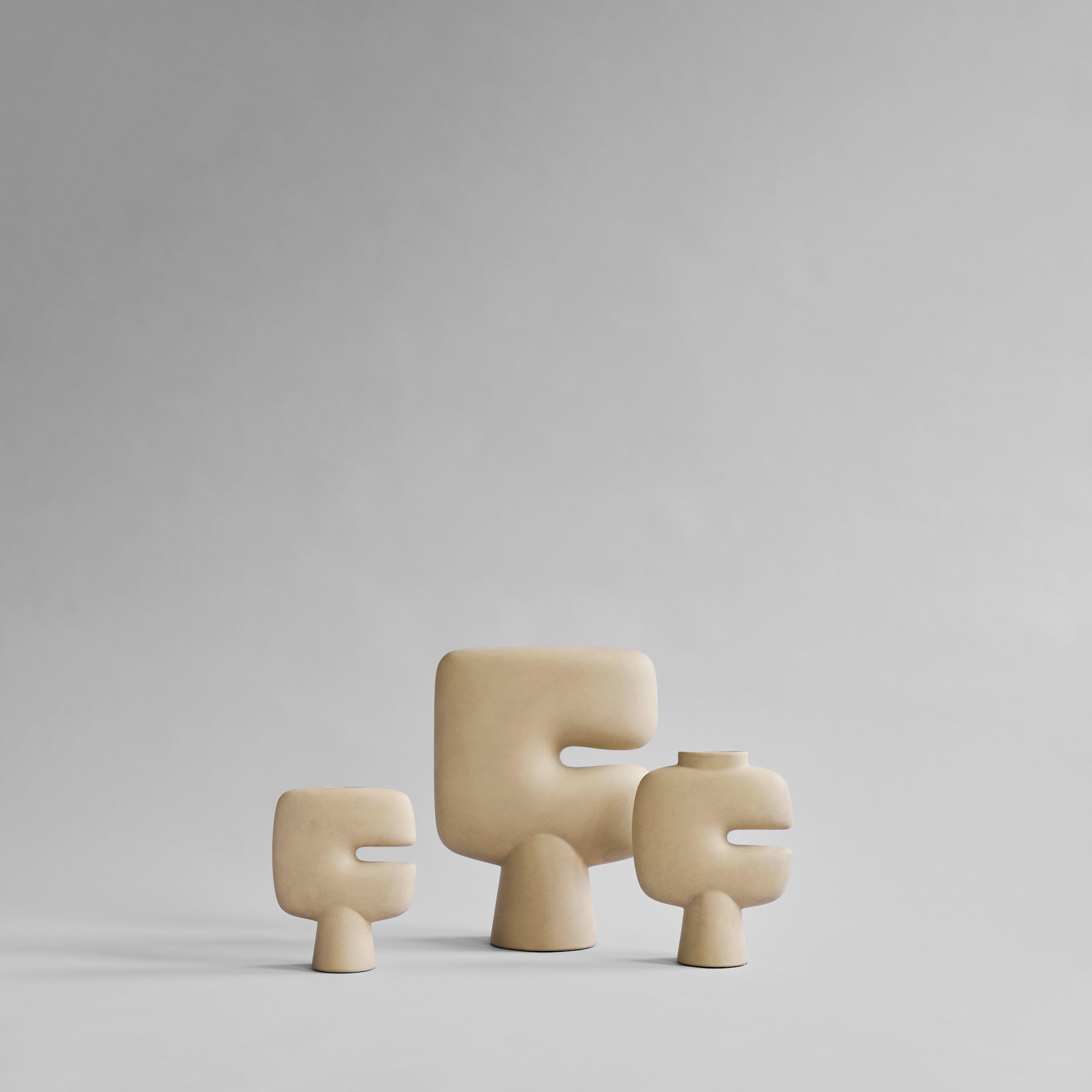 101 Copenhagen - Tribal Vase, Medio - Sand - Vase