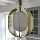 Pearl Pendant - Brass