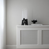 101 Copenhagen - W Candle Holder - Black - Candle Holders