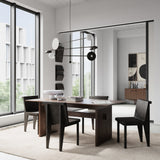 Brutus Slim Dining Chair - Coffee