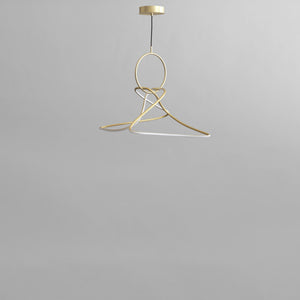 Kumo Chandelier, Mini - Brass