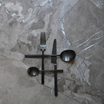 101 Copenhagen Kogei Cutlery - Black on light marble