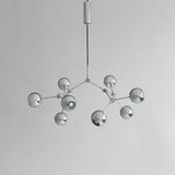 Drop Chandelier Globe, Mini - Chrome