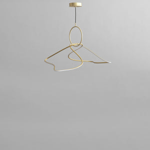 Kumo Chandelier, Mini - Brass