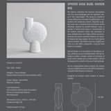 Sphere Vase Bubl Shisen, Big - Bone White