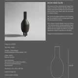 Duck Vase, Slim - Coffee