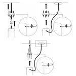 3 ways to use the Mounting plate with side screw holes