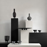 Duck Vase, Fat - Dark Grey