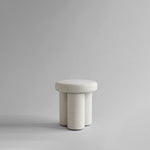 Big Foot Stool - Chalk White (Linen) - 101 Copenhagen