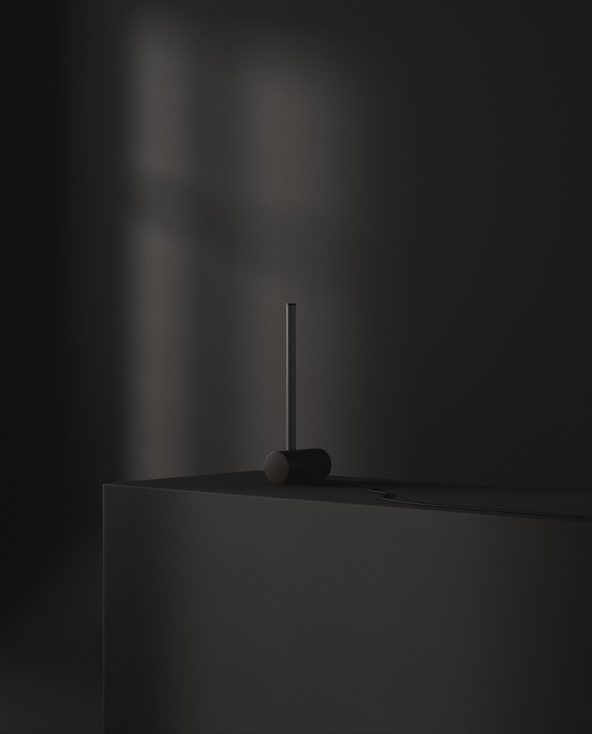 101 Copenhagen Stick Table Lamp turned on and off