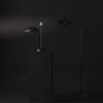 101 Copenhagen Stingray table Lamps turned on and off