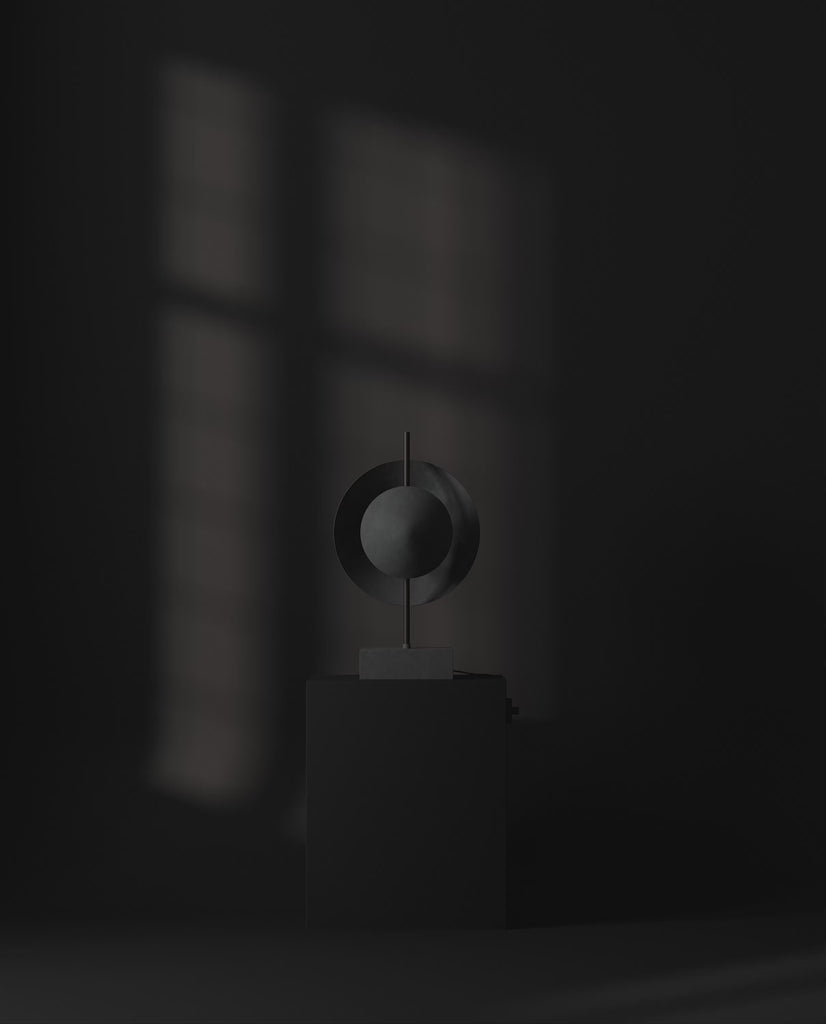 101 Copenhagen Dusk Table lamp turned on and off
