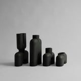 Cobra Vase Fat, Medio - Black - 101 Copenhagen