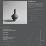 101 Copenhagen - Duck Vase, Fat - Dark Grey - Vase