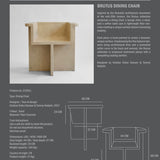 Brutus Dining Chair - Sand