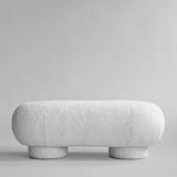 Big Foot Bench - White (Sheepskin)