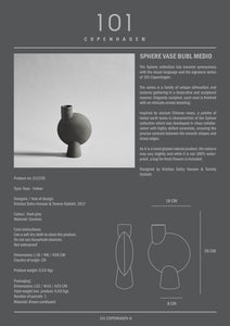 Sphere Vase Bubl, Medio - Dark Grey - 101 CPH