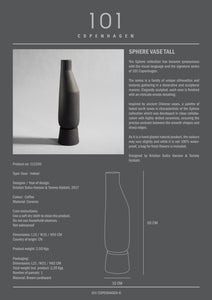 Sphere Vase Tall - Coffee - 101 CPH